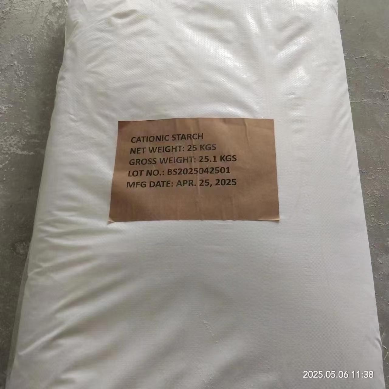 Cationic Starch Bag PT Adimitra Prima Lestari