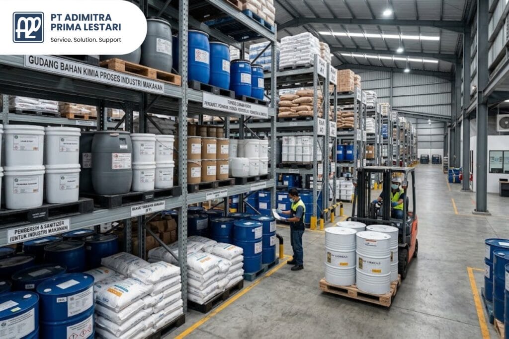 Bahan Kimia dalam Proses Industri Makanan - PT Adimitra Prima Lestari Distributor Bahan Kimia Industri