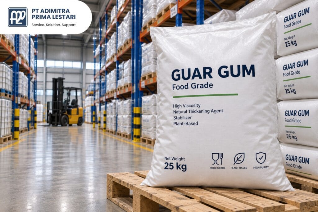 Guar Gum untuk Industri Makanan - PT Adimitra Prima Lestari Distributor Bahan Kimia Industri
