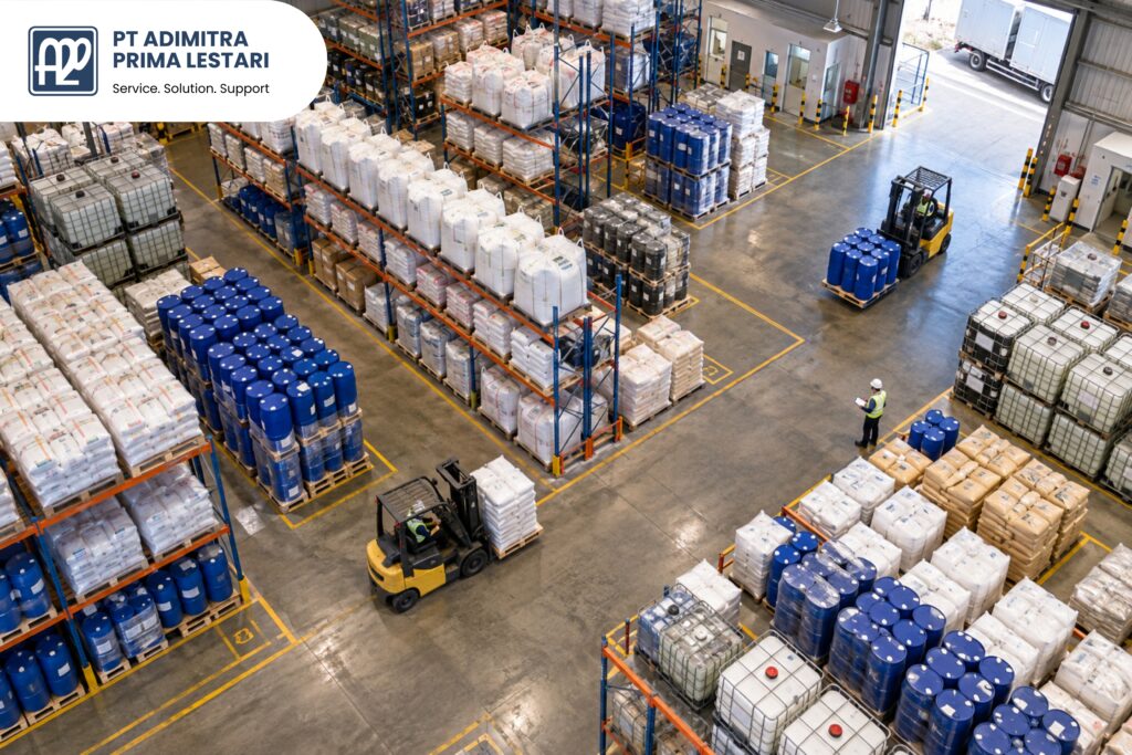 Kualitas dan Konsistensi Pasokan Bahan Kimia - PT Adimitra Prima Lestari Distributor Bahan Kimia Industri